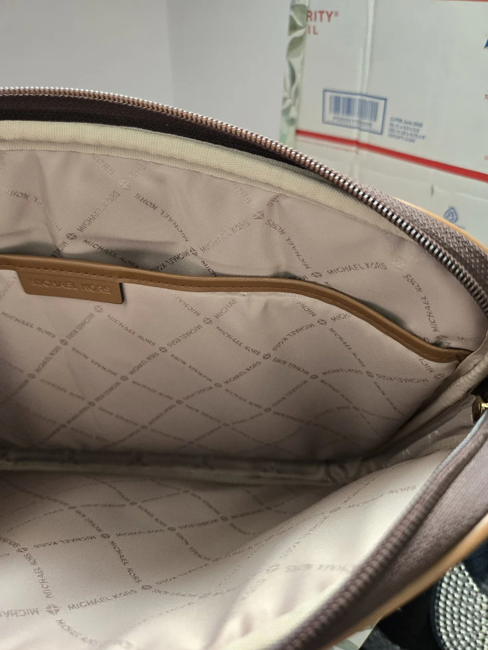 Michael Kors Brown Monogram Tote Bag